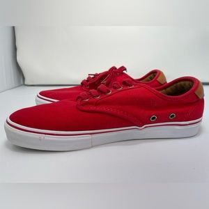 Men’s Red & Tan Vans Size 9